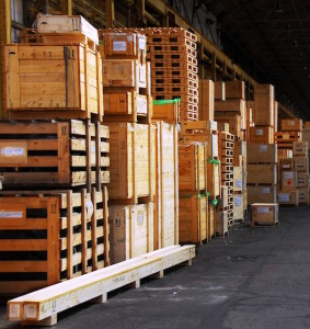 Fumigated wood packing material providing